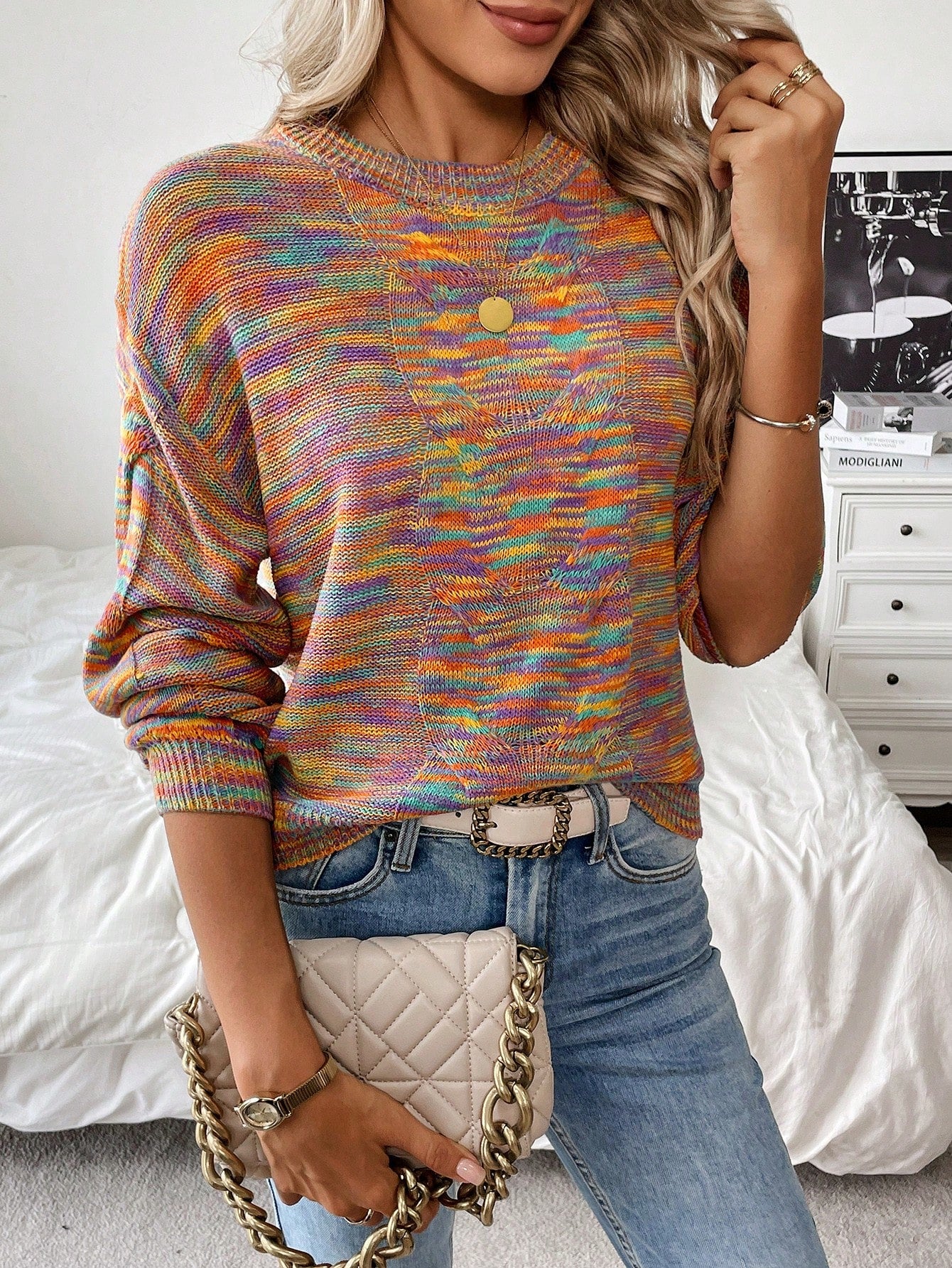 Chic Batik Sweater