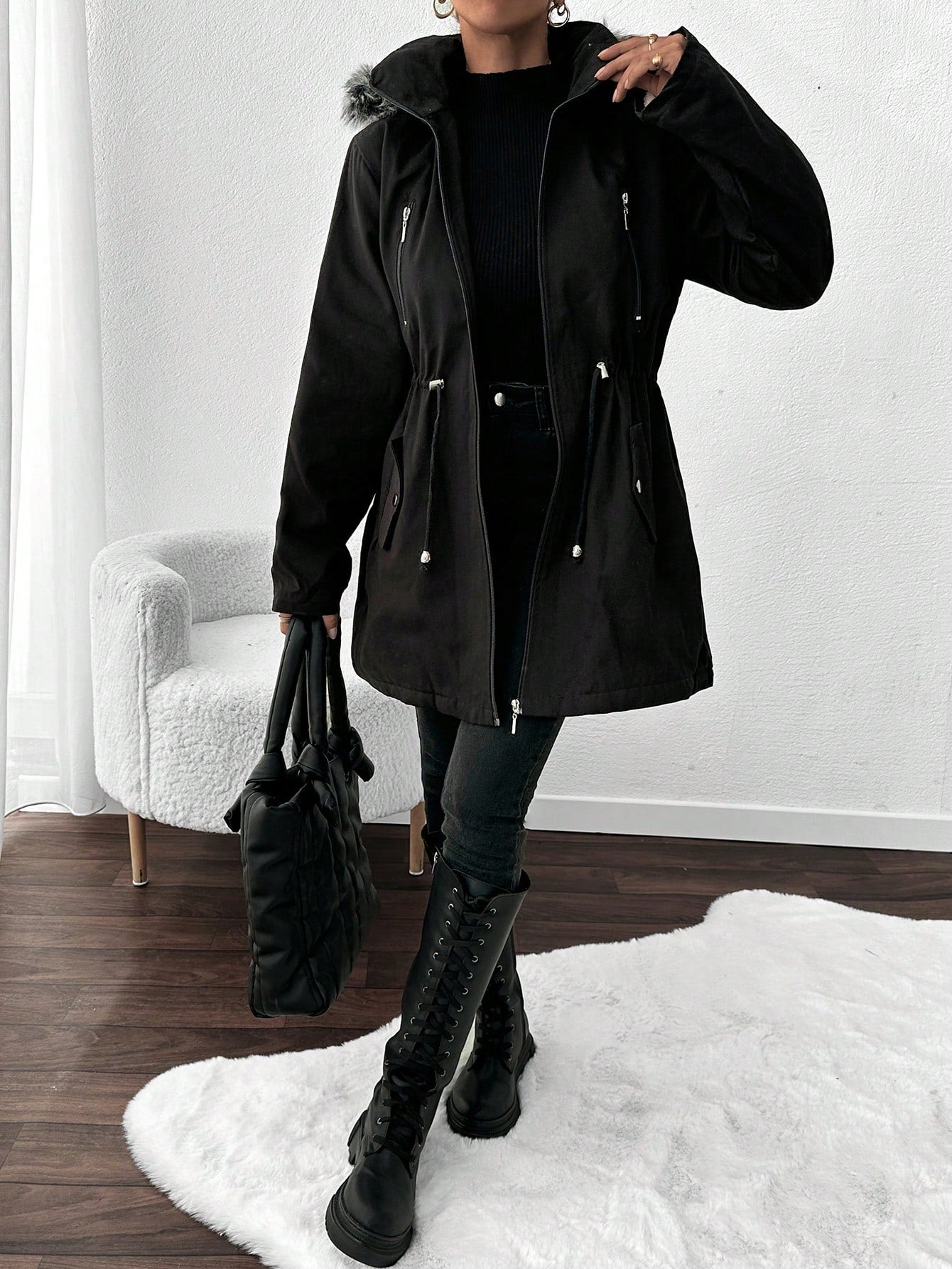 Cozy Chic: Parka Coat