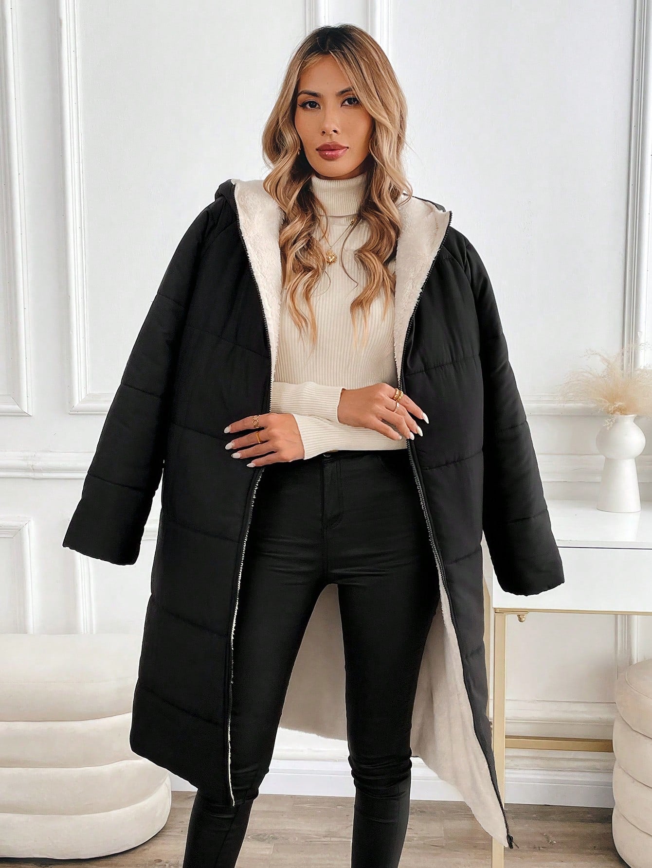 Cozy Chic: Teddy Coat